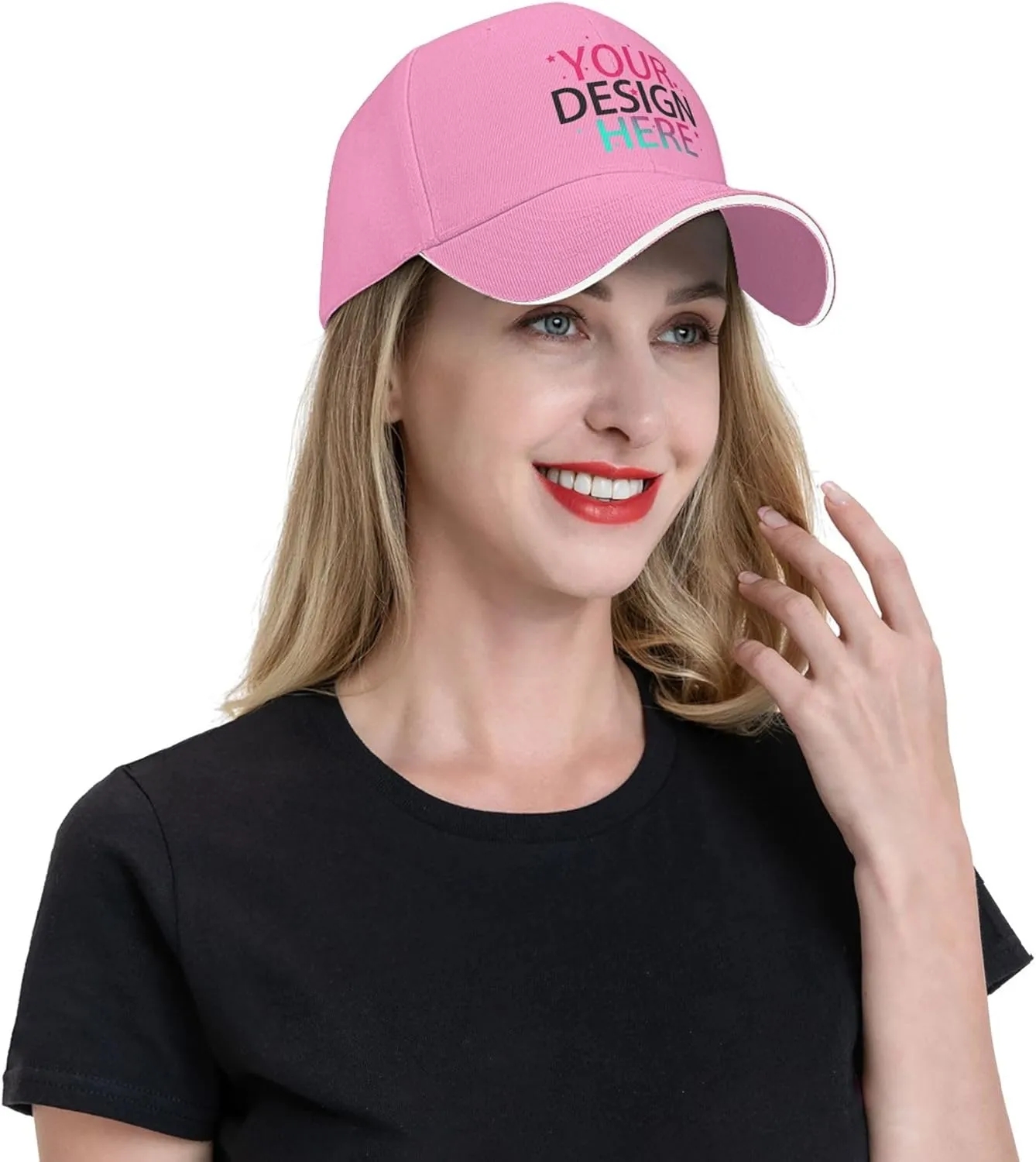 Bulk Custom Hat for Women Custom Baseball Cap with Your Photo Text Logo Design Personalized Hat Custom Trucker Hats