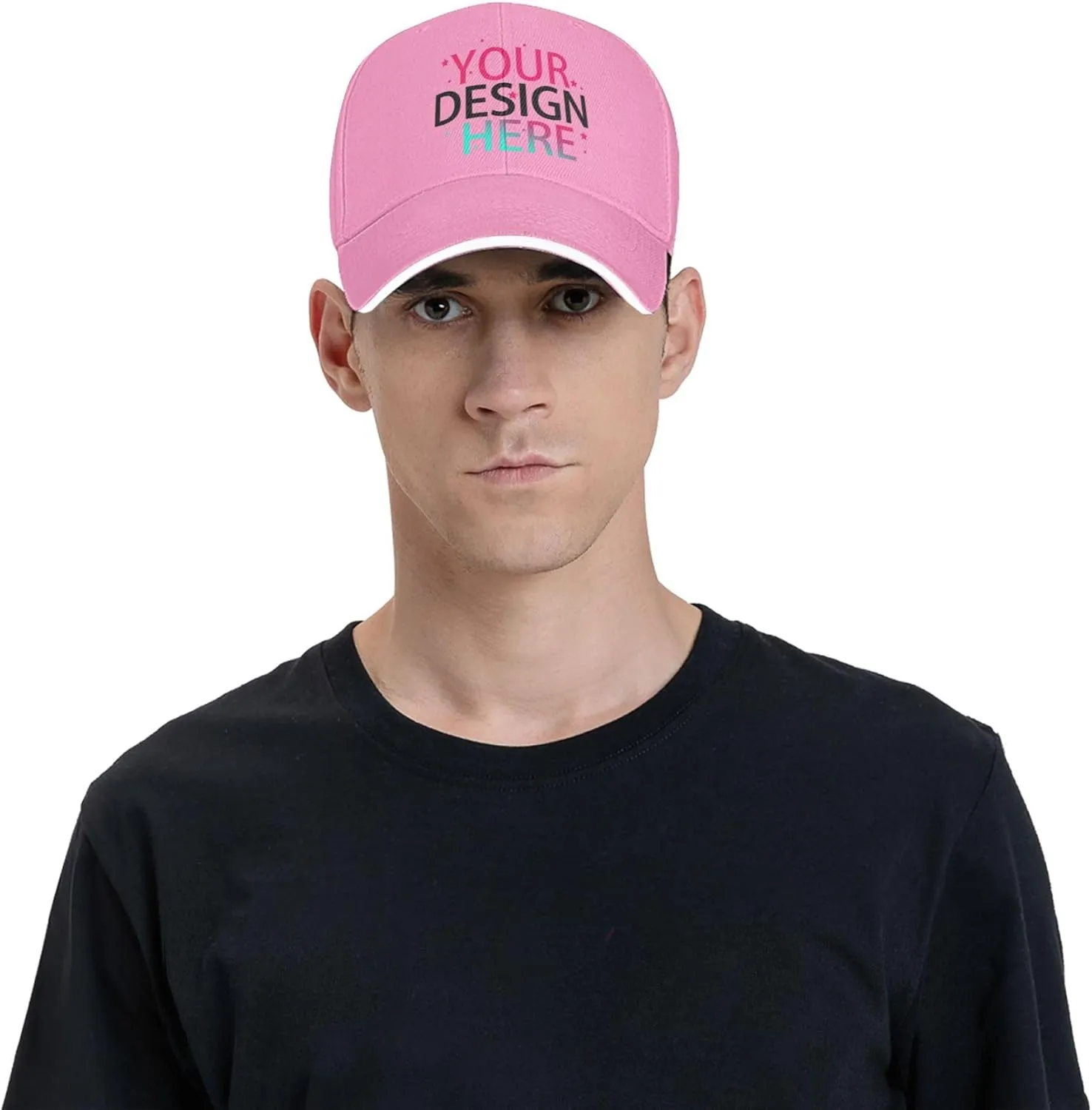 Bulk Custom Hat for Women Custom Baseball Cap with Your Photo Text Logo Design Personalized Hat Custom Trucker Hats
