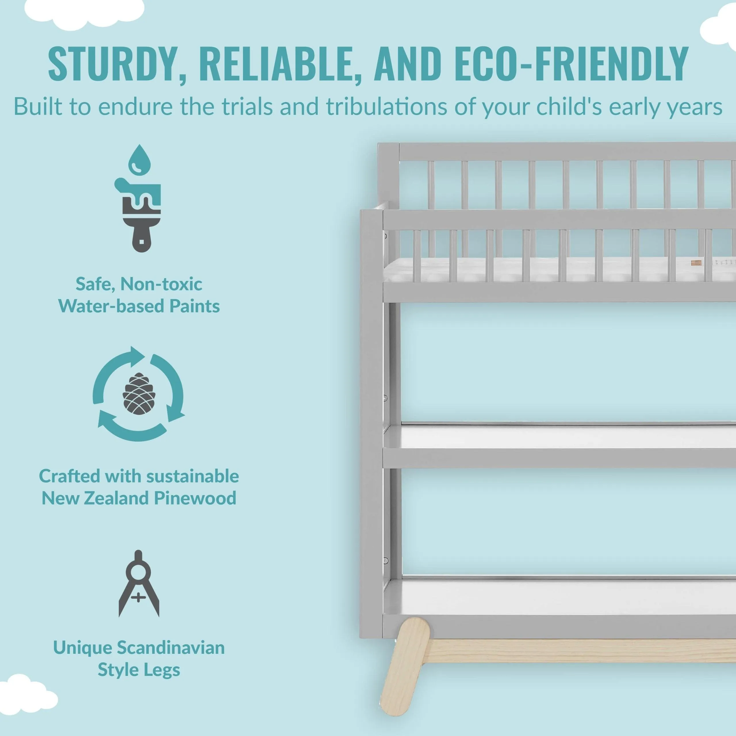 Dream On Me Hygge Baby Changing Table