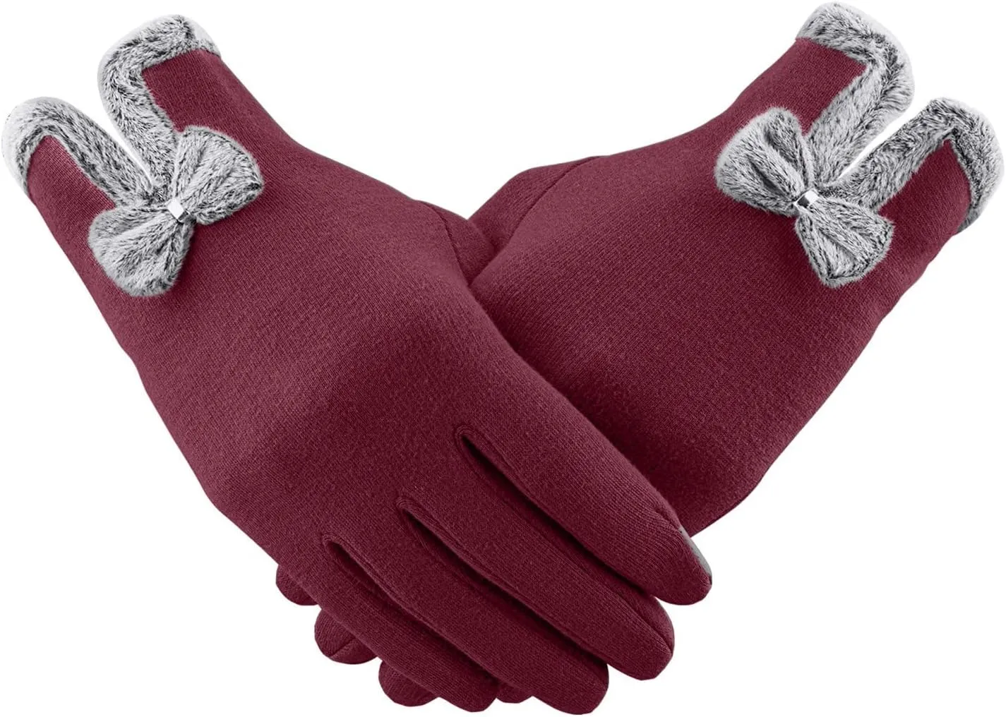 Driving Motorcycle Gloves Winter Gloves Men Women Cold Weather Touchscreen Knit Warm Gloves