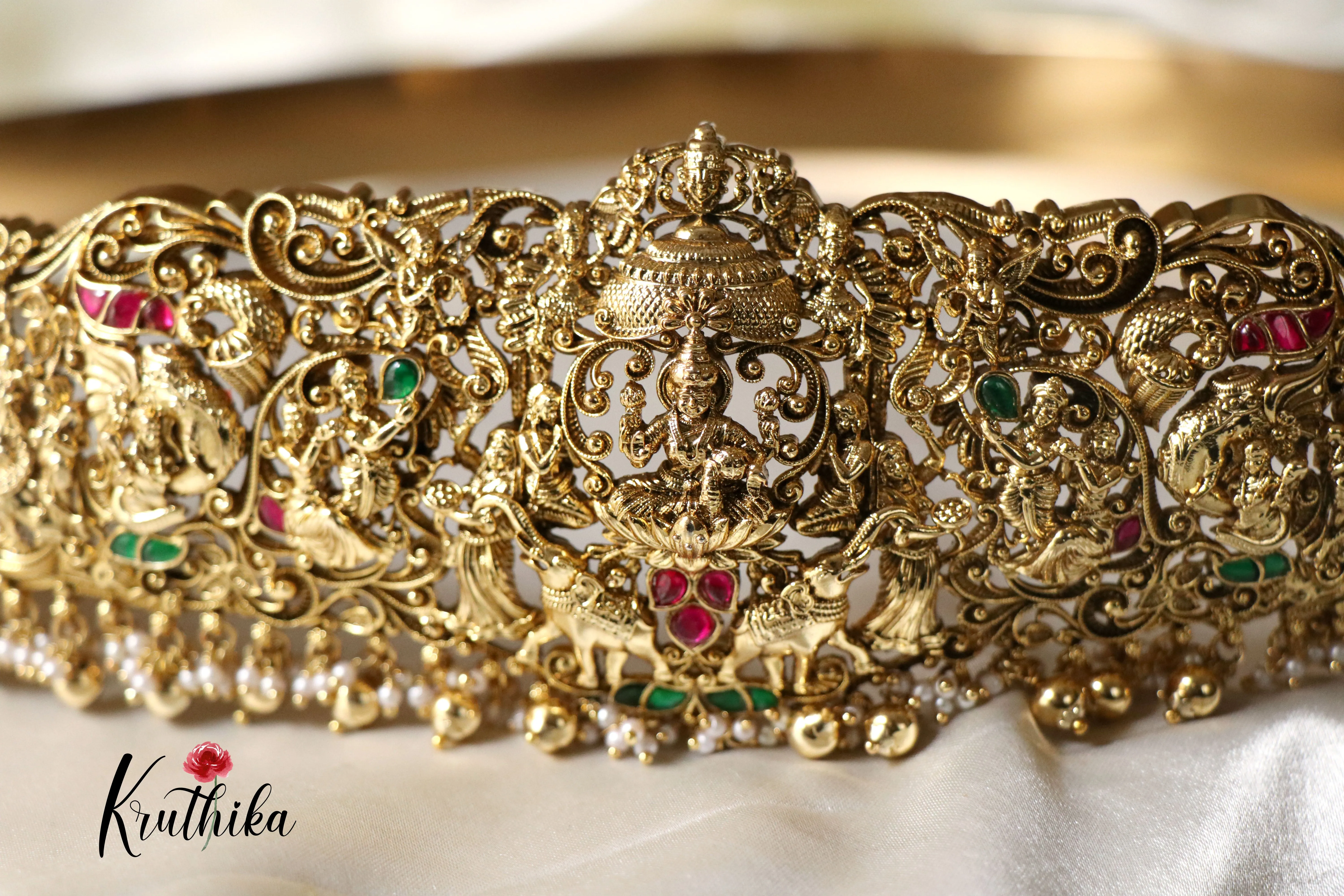 Elegant Premium Polish Lakshmi Hip Belt V158