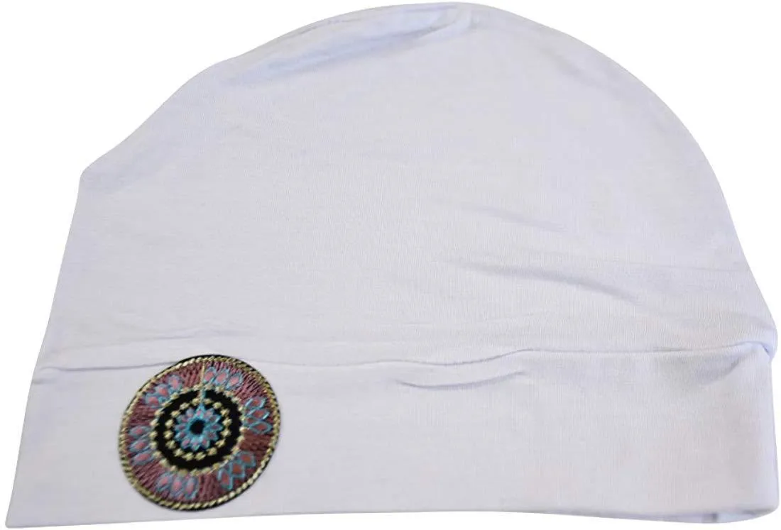 Landana Headscarves Womens Chemo Cap Soft Sleep Beanie with Tribal Bling