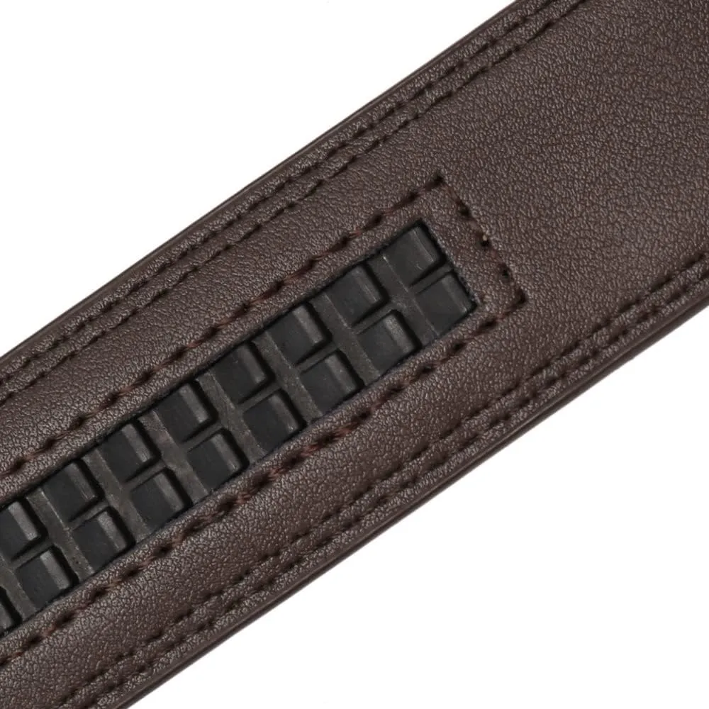 Luxury Belts for Men Male Strap Genuine Leather Waistband No Buckle 3.1cm