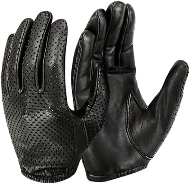 Men's Air Pro Sport Motorcycle, Driving, Police Patrol Summer Glove Water Resistant Leather