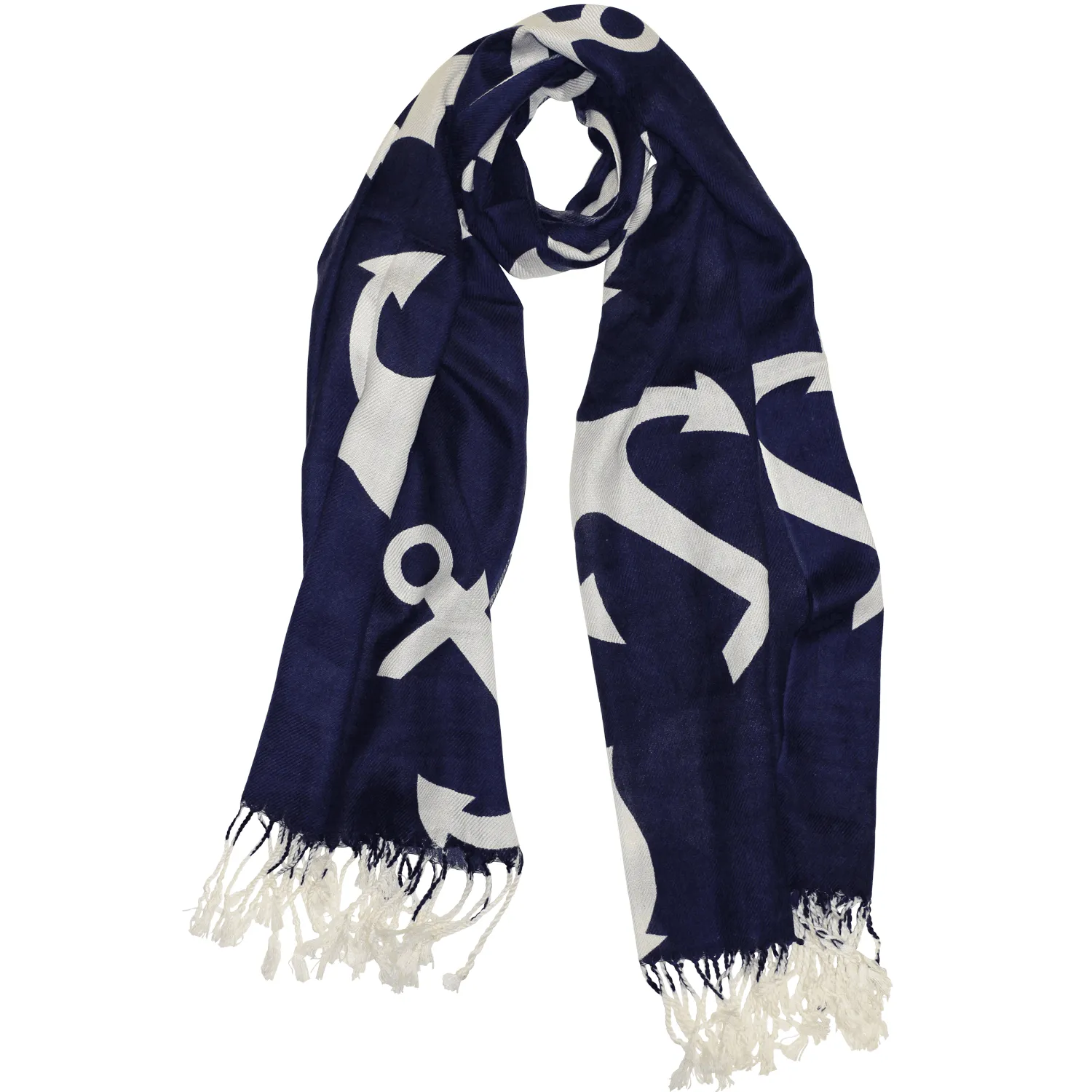 Nautical Anchor (Blue) / Scarf