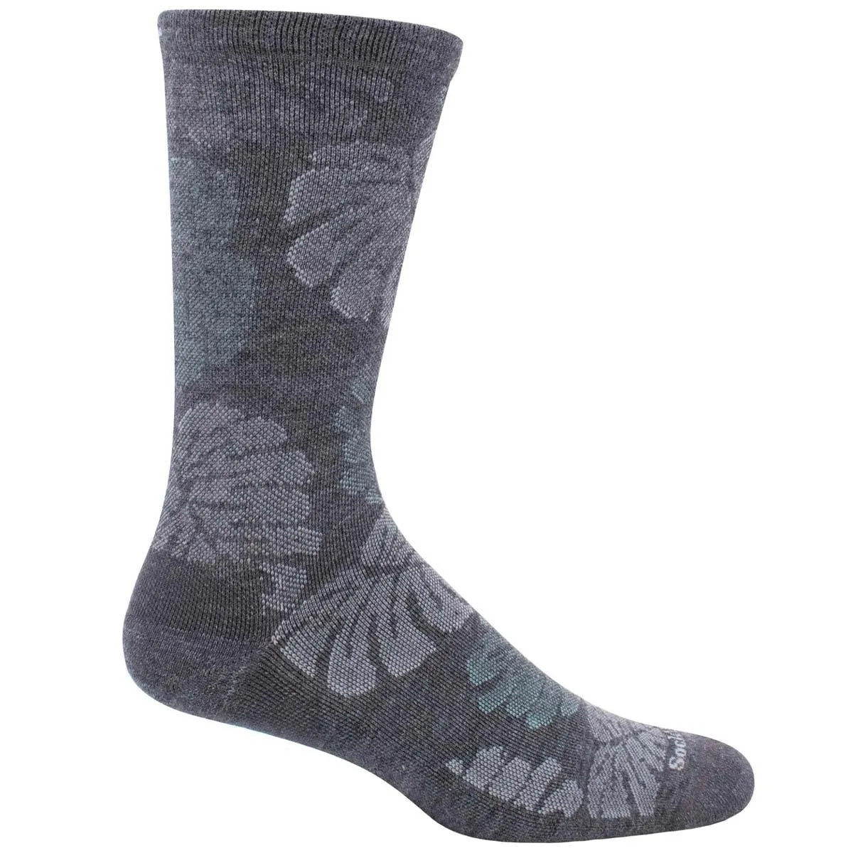 Sockwell Women's Socks - Leafy Graduated Compression, Charcoal, M/L | SW105W-850-ML