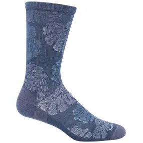 Sockwell Women's Socks - Leafy Graduated Compression, Denim, M/L | SW105W-650-ML