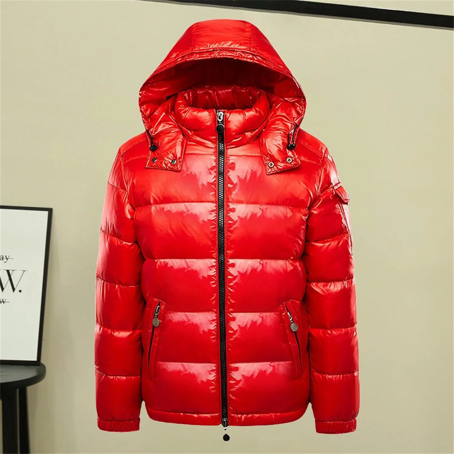 Waterproof Jackets for Women Lightweight Quilte Puff Coat Winter Windbreak Jacket Thermal Outdoor Coats